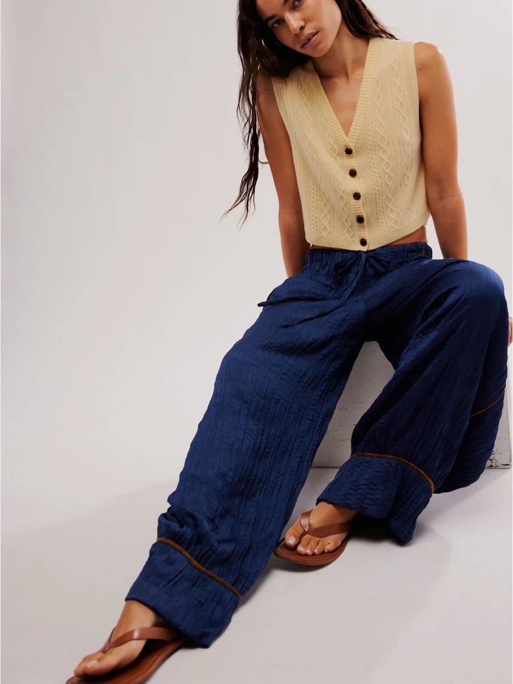 Free people All Out Satin Pants
